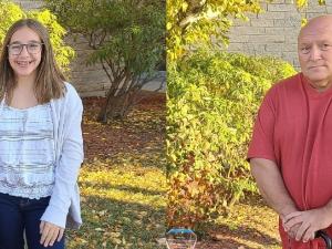 Zoe Bardal and Barry Piasta of Niverville were honoured in late September by enVision Community Living.