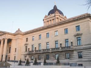 Manitoba Legislature in Winnipeg.