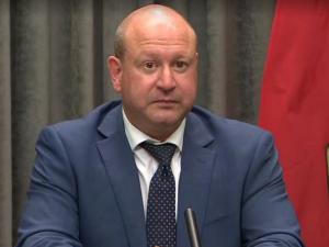 Dr. Brent Roussin announces strengthened public health orders on May 7.