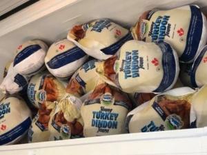 Helping Hands has received a donation of 576 frozen turkeys.