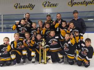 The IDC Elks Novice A team.