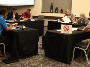 Developer Luke Wiebe makes a successful pitch to council regarding a proposal to build new rental units.