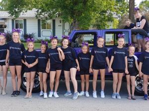 Some of the inaugural athletes of Phoenix Cheer Athletics.