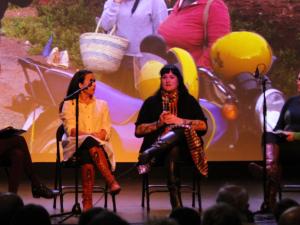 Carol Thiessen, Colleen Dyck, Meagan Silencieux, and Theresa Rempel Mulaire discuss the film during a Q&A after the screening.