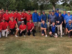 Local golfers gather for the 2019 Masters fundraising tournament.