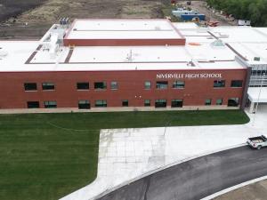 The Niverville High School, open at last.