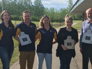 The winners of the 2019 Niverville Chamber of Commerce Business Awards.