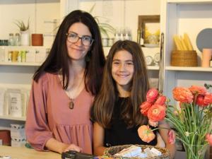 Noella Andres with daughter Peyton Robinson.