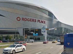 The Jets are playing a best-of-five series against the Calgary at Rogers Place in Edmonton.