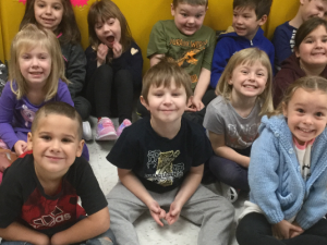 Kindergarten students from Niverville Elementary.