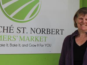 Marilyn Firth, Executive Cirector of the St. Norbert Farmers’ Market board.