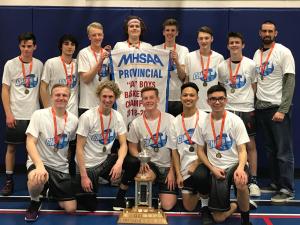 NCI's Varsity Boys basketball team.