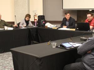 Niverville’s council gathers for its January 22 meeting.