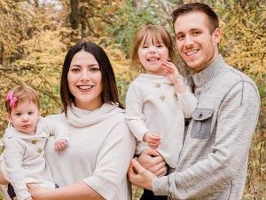 Rachel Vertone, husband Jayme, and daughters Adelyn and Emily.