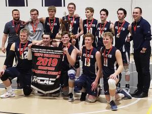 The Prov Pilots celebrate their unlikely but hugely satisfying upset victory.