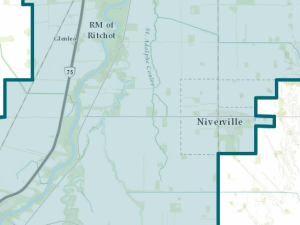 Niverville’s new provincial riding, with the RMs of Ritchot and Springfield.
