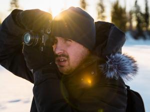 Owner Ian Krahn working onsite for a client.