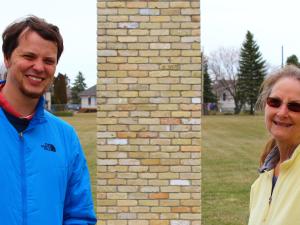 Tim Poole and Barb Stewart of the Manitoba Chimney Swift Initiative