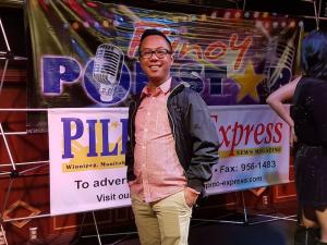 Joey Villanueva at the Pinoy Pop Star semi-finals.