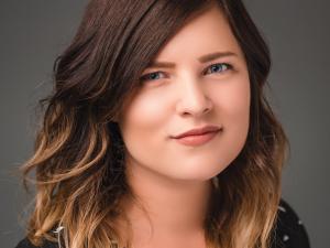 Novelist Sabrina Falk.