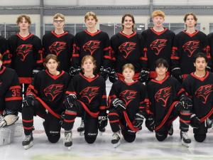 The new Niverville Panthers hockey team.
