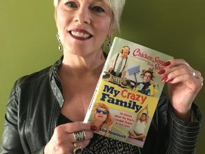 Jan Kendall St. Cyr with her book, My Crazy Family