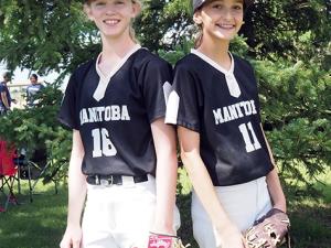 Avery Pickering and Kennedy Sproule of Team Manitoba
