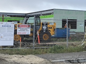 Strip Mall at 40 Drovers Run under construction