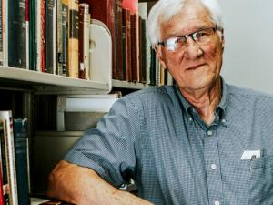 Don Thiessen, collector of hymnals, recently made a sizable donation of books to Providence.