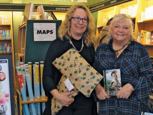 Margaret Kyle and Nancy M. Bell at their Winnipeg book launch.
