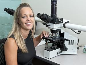 Dr. Trish Simner, Director of Medical Bacteriology and Parasitology Laboratories at John Hopkins