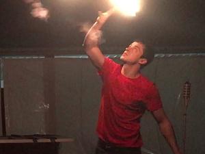 Local entertainer Pedro Balseiro