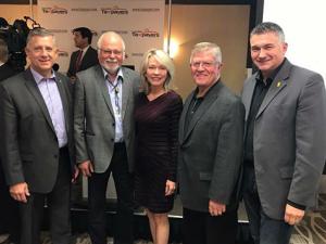 MP Ted Falk, MP Robert Sopuck, the Hon. Candice Bergen, Senator Donald Pletee, and MP James Bezan