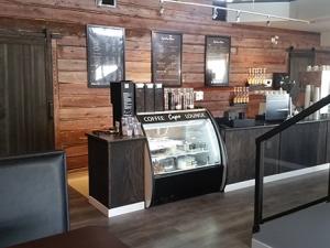 The coffee bar at Capo's new Niverville location