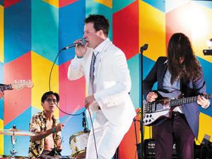 The band Beth performs at the Rainbow Trout Music Festival near St. Malo