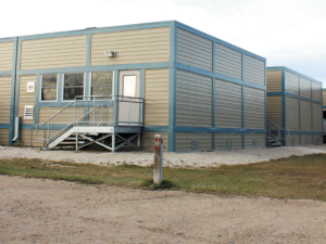 Niverville Collegiate will have 13 portable classrooms at the start of the 2017-2018 school year