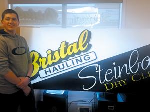 Emanuel Toews at Bristal's new head office