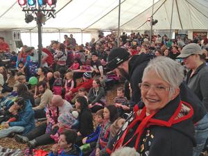 Agathe Lacroix takes in the Festival du Voyageur
