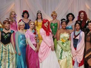 A bevy of Disney princesses at the 2017 Royal Princess Ball