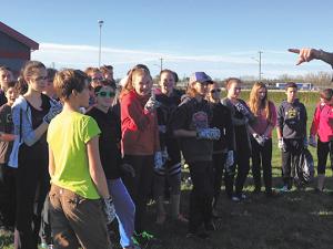 Roger Perron directing the tree-planters