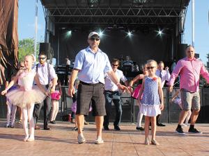 The father-daughter dance at Niverville Olde Tyme Country Fair