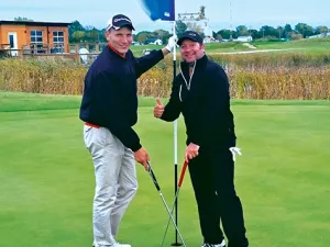 Ray Dowse and Bryan Trottier