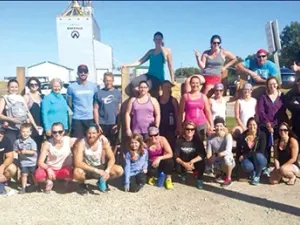 Niverville's ShopGym crew at the 2015 Imagine Run