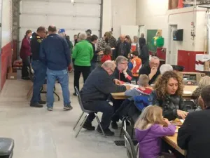 The fundraiser in full swing at the New Bothwell fire hall
