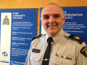 New police chief Sergeant Rheal Gravel