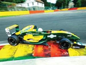 Richert on the track in Belgium