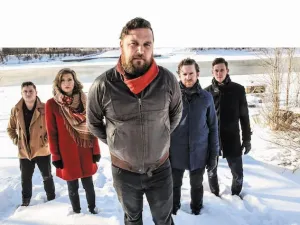 Federal Lights from left: Jason Pankratz, Jodi Roy, Jean Guy Roy, Rob Mitchell, David Pankratz