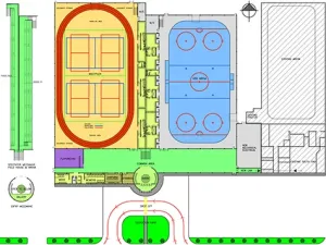 Niverville multiplex and new arena conceptual floor plan