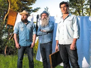 The Washboard Union: Chris Duncombe, David Roberts, and Aaron Grain