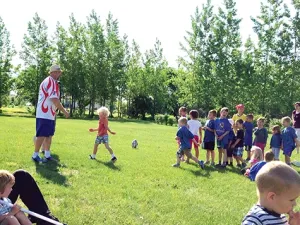 Mini-rugby at Hespeler Park